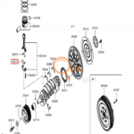 1115A582 Mitsubishi ARM BED STD