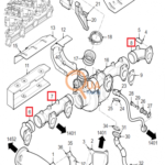 1862044 DAF Exhaust manifold Complete